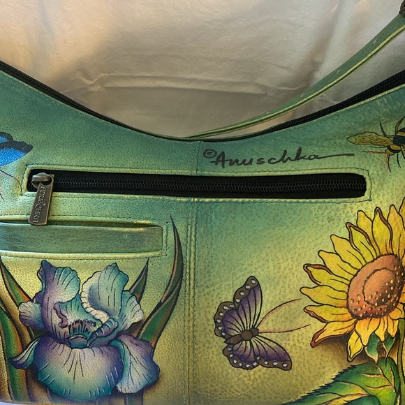 Anuschka Leather Bag Gently Used/Excellent Condition Adjustable Strap - Picture 9 of 16